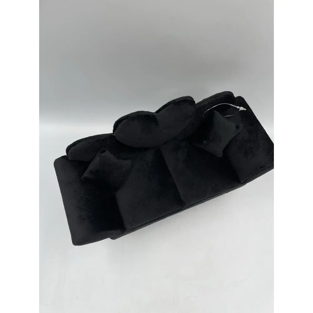 Shabby Chic Mini Black Couch Jewelry Holder/Organizer Box NEW